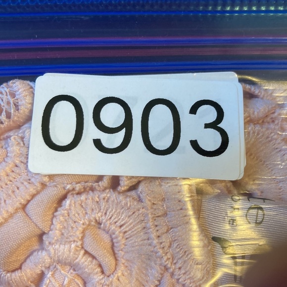 Nanette Lapore NWT lace dress tulip sleeve wedding baby shower barely blush pink - Picture 15 of 16